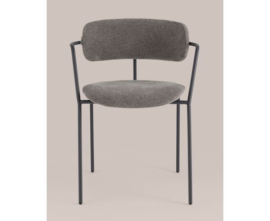 Стул Дженни букле 550x530x740 АВ 469-Кл995-7016Т (AV 469-Cl995-7016T) Темно-серый каркас антрацитово-серый муар, Основной цвет: Темно-серый каркас антрацитово-серый муар, Ширина: 550, Материал основания: Металл, Высота: 740, Глубина: 530, Материал: Букле, Каркас: Металл, Вес: 5,4, Цвет опоры: Серый, Материал сиденья: букле, Цвет сиденья: Серый, Артикул: АВ 469-Кл995-7016Т (AV 469-Cl995-7016T), изображение 23post-test