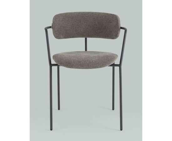 Стул Дженни букле 550x530x740 АВ 469-Кл995-7016Т (AV 469-Cl995-7016T) Темно-серый каркас антрацитово-серый муар, Основной цвет: Темно-серый каркас антрацитово-серый муар, Ширина: 550, Материал основания: Металл, Высота: 740, Глубина: 530, Материал: Букле, Каркас: Металл, Вес: 5,4, Цвет опоры: Серый, Материал сиденья: букле, Цвет сиденья: Серый, Артикул: АВ 469-Кл995-7016Т (AV 469-Cl995-7016T), изображение 16post-test