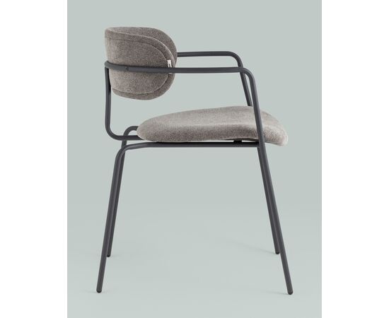 Стул Дженни букле 550x530x740 АВ 469-Кл995-7016Т (AV 469-Cl995-7016T) Темно-серый каркас антрацитово-серый муар, Основной цвет: Темно-серый каркас антрацитово-серый муар, Ширина: 550, Материал основания: Металл, Высота: 740, Глубина: 530, Материал: Букле, Каркас: Металл, Вес: 5,4, Цвет опоры: Серый, Материал сиденья: букле, Цвет сиденья: Серый, Артикул: АВ 469-Кл995-7016Т (AV 469-Cl995-7016T), изображение 17post-test