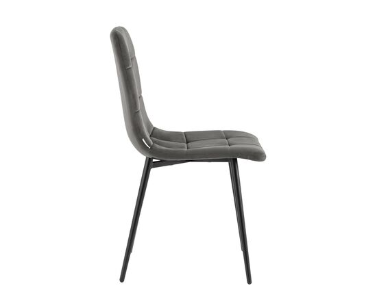 Стул Одди 455x550x840 АВ 406Н-Кст-08 (AV 406N-Cst-08) Темно-серый, Основной цвет: Темно-серый, Ширина: 455, Материал основания: Металл, Высота: 840, Глубина: 550, Материал: Велюр, Каркас: Металл, Вес: 5, Цвет опоры: Черный, Материал сиденья: Велюр, Цвет сиденья: Темно-серый, Артикул: АВ 406Н-Кст-08 (AV 406N-Cst-08), изображение 2post-test
