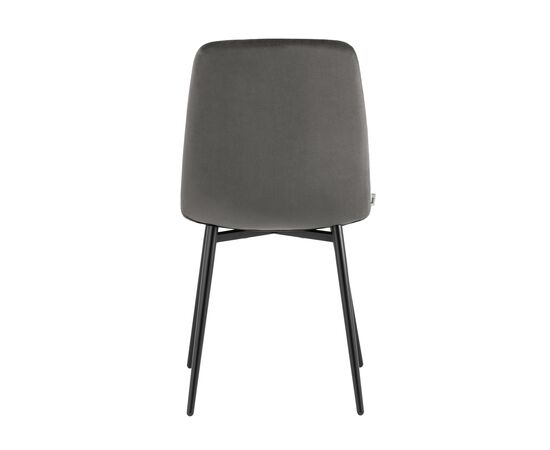 Стул Одди 455x550x840 АВ 406Н-Кст-08 (AV 406N-Cst-08) Темно-серый, Основной цвет: Темно-серый, Ширина: 455, Материал основания: Металл, Высота: 840, Глубина: 550, Материал: Велюр, Каркас: Металл, Вес: 5, Цвет опоры: Черный, Материал сиденья: Велюр, Цвет сиденья: Темно-серый, Артикул: АВ 406Н-Кст-08 (AV 406N-Cst-08), изображение 4post-test