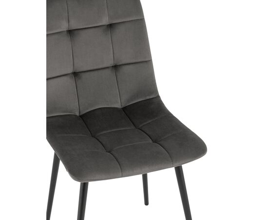 Стул Одди 455x550x840 АВ 406Н-Кст-08 (AV 406N-Cst-08) Темно-серый, Основной цвет: Темно-серый, Ширина: 455, Материал основания: Металл, Высота: 840, Глубина: 550, Материал: Велюр, Каркас: Металл, Вес: 5, Цвет опоры: Черный, Материал сиденья: Велюр, Цвет сиденья: Темно-серый, Артикул: АВ 406Н-Кст-08 (AV 406N-Cst-08), изображение 6post-test