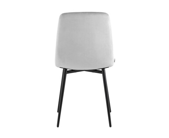 Стул Одди 455x550x840 АВ 406Н-Кс-08 (AV 406N-Cs-08) Светло-серый, Основной цвет: Светло-серый, Ширина: 455, Материал основания: Металл, Высота: 840, Глубина: 550, Материал: Велюр, Каркас: Металл, Вес: 5, Цвет опоры: Черный, Материал сиденья: Велюр, Цвет сиденья: Светло-серый, Артикул: АВ 406Н-Кс-08 (AV 406N-Cs-08), изображение 3post-test