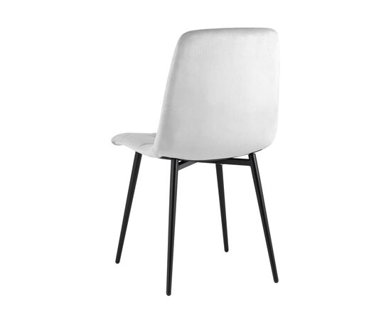 Стул Одди 455x550x840 АВ 406Н-Кс-08 (AV 406N-Cs-08) Светло-серый, Основной цвет: Светло-серый, Ширина: 455, Материал основания: Металл, Высота: 840, Глубина: 550, Материал: Велюр, Каркас: Металл, Вес: 5, Цвет опоры: Черный, Материал сиденья: Велюр, Цвет сиденья: Светло-серый, Артикул: АВ 406Н-Кс-08 (AV 406N-Cs-08), изображение 4post-test