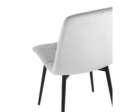 Стул Одди 455x550x840 АВ 406Н-Кс-08 (AV 406N-Cs-08) Светло-серый, Основной цвет: Светло-серый, Ширина: 455, Материал основания: Металл, Высота: 840, Глубина: 550, Материал: Велюр, Каркас: Металл, Вес: 5, Цвет опоры: Черный, Материал сиденья: Велюр, Цвет сиденья: Светло-серый, Артикул: АВ 406Н-Кс-08 (AV 406N-Cs-08), изображение 5post-test