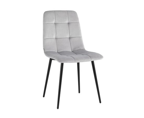 Стул Одди 455x550x840 АВ 406Н-Кс-08 (AV 406N-Cs-08) Светло-серый, Основной цвет: Светло-серый, Ширина: 455, Материал основания: Металл, Высота: 840, Глубина: 550, Материал: Велюр, Каркас: Металл, Вес: 5, Цвет опоры: Черный, Материал сиденья: Велюр, Цвет сиденья: Светло-серый, Артикул: АВ 406Н-Кс-08 (AV 406N-Cs-08), изображение 7post-test