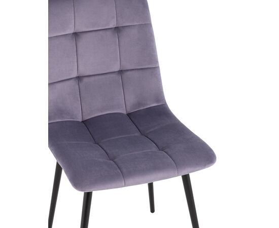 Стул Одди 455x550x840 АВ 406Н-Кпл-08 (AV 406N-Cpl-08) Пыльно-сиреневый, Основной цвет: Пыльно-сиреневый, Ширина: 455, Материал основания: Металл, Высота: 840, Глубина: 550, Материал: Велюр, Каркас: Металл, Вес: 5, Цвет опоры: Черный, Материал сиденья: Велюр, Цвет сиденья: пыльно-сиреневый, Артикул: АВ 406Н-Кпл-08 (AV 406N-Cpl-08), изображение 6post-test