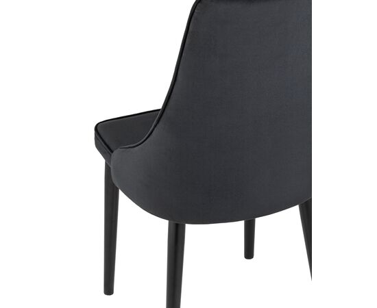 Стул Версаль 480x570x935 АВ 425-Х75-08 (AV 425-H75-08) Чёрный, Основной цвет: Чёрный, Ширина: 480, Материал основания: Металл, Высота: 935, Глубина: 570, Материал: Велюр, Каркас: Металл, Вес: 6,65, Цвет опоры: Черный, Материал сиденья: Велюр, Цвет сиденья: Черный, Артикул: АВ 425-Х75-08 (AV 425-H75-08), изображение 6post-test