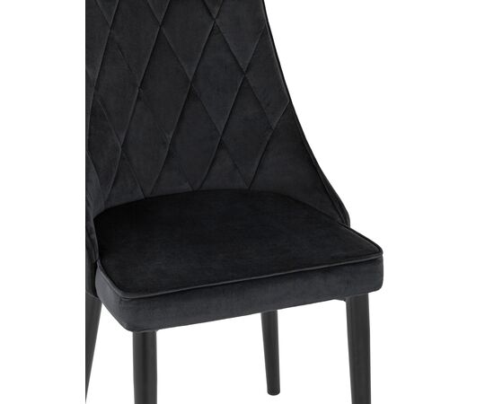 Стул Версаль 480x570x935 АВ 425-Х75-08 (AV 425-H75-08) Чёрный, Основной цвет: Чёрный, Ширина: 480, Материал основания: Металл, Высота: 935, Глубина: 570, Материал: Велюр, Каркас: Металл, Вес: 6,65, Цвет опоры: Черный, Материал сиденья: Велюр, Цвет сиденья: Черный, Артикул: АВ 425-Х75-08 (AV 425-H75-08), изображение 7post-test