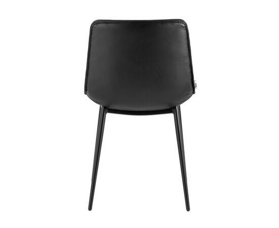 Стул Деймон 480x550x795 АВ 462-Пб-08 (AV 462-Pb-08) Чёрный, Основной цвет: Чёрный, Ширина: 480, Материал основания: Металл, Высота: 795, Глубина: 550, Материал: Экокожа, Каркас: Металл, Вес: 5,6, Цвет опоры: Черный, Материал сиденья: экокожа, Цвет сиденья: Черный, Артикул: АВ 462-Пб-08 (AV 462-Pb-08), изображение 3post-test