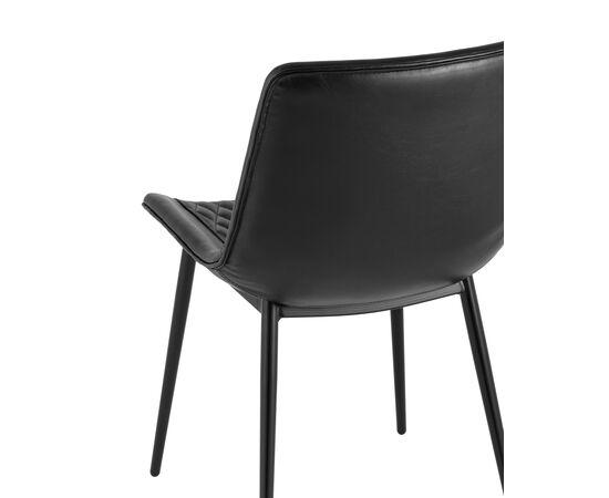 Стул Деймон 480x550x795 АВ 462-Пб-08 (AV 462-Pb-08) Чёрный, Основной цвет: Чёрный, Ширина: 480, Материал основания: Металл, Высота: 795, Глубина: 550, Материал: Экокожа, Каркас: Металл, Вес: 5,6, Цвет опоры: Черный, Материал сиденья: экокожа, Цвет сиденья: Черный, Артикул: АВ 462-Пб-08 (AV 462-Pb-08), изображение 5post-test