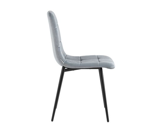 Стул Одди 455x550x840 АВ 406Н-Кбс-08 нев (AV 406N-Cbs-08 new) Серый, Основной цвет: Серый, Ширина: 455, Материал основания: Металл, Высота: 840, Глубина: 550, Материал: Велюр, Каркас: Металл, Вес: 5, Цвет опоры: Черный, Материал сиденья: Велюр, Цвет сиденья: Серый, Артикул: АВ 406Н-Кбс-08 нев (AV 406N-Cbs-08 new), изображение 2post-test
