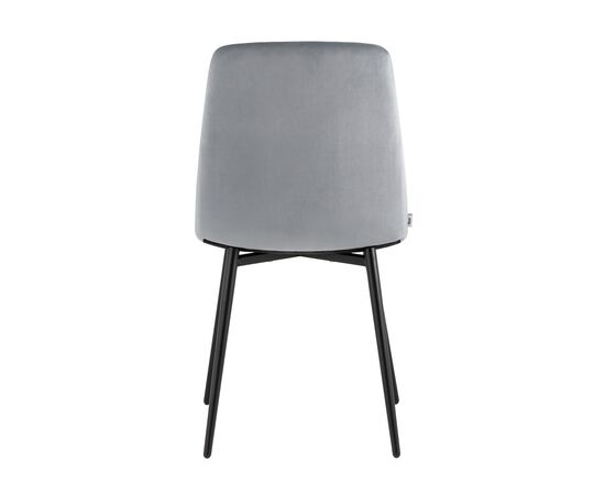 Стул Одди 455x550x840 АВ 406Н-Кбс-08 нев (AV 406N-Cbs-08 new) Серый, Основной цвет: Серый, Ширина: 455, Материал основания: Металл, Высота: 840, Глубина: 550, Материал: Велюр, Каркас: Металл, Вес: 5, Цвет опоры: Черный, Материал сиденья: Велюр, Цвет сиденья: Серый, Артикул: АВ 406Н-Кбс-08 нев (AV 406N-Cbs-08 new), изображение 3post-test