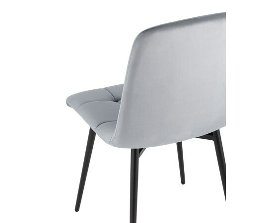 Стул Одди 455x550x840 АВ 406Н-Кбс-08 нев (AV 406N-Cbs-08 new) Серый, Основной цвет: Серый, Ширина: 455, Материал основания: Металл, Высота: 840, Глубина: 550, Материал: Велюр, Каркас: Металл, Вес: 5, Цвет опоры: Черный, Материал сиденья: Велюр, Цвет сиденья: Серый, Артикул: АВ 406Н-Кбс-08 нев (AV 406N-Cbs-08 new), изображение 5post-test