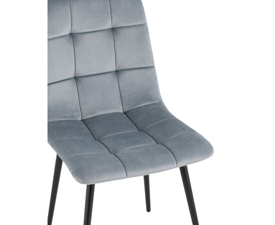 Стул Одди 455x550x840 АВ 406Н-Кбс-08 нев (AV 406N-Cbs-08 new) Серый, Основной цвет: Серый, Ширина: 455, Материал основания: Металл, Высота: 840, Глубина: 550, Материал: Велюр, Каркас: Металл, Вес: 5, Цвет опоры: Черный, Материал сиденья: Велюр, Цвет сиденья: Серый, Артикул: АВ 406Н-Кбс-08 нев (AV 406N-Cbs-08 new), изображение 6post-test