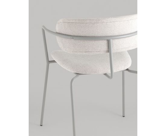 Стул Дженни букле 550x530x740 АВ 469-Кл900-7004Т (AV 469-Cl900-7004T) Светло-серый каркас серый муар, Основной цвет: Светло-серый каркас серый муар, Ширина: 550, Материал основания: Металл, Высота: 740, Глубина: 530, Материал: Букле, Каркас: Металл, Вес: 5,4, Цвет опоры: Серый, Материал сиденья: букле, Цвет сиденья: Серый, Артикул: АВ 469-Кл900-7004Т (AV 469-Cl900-7004T), изображение 6post-test