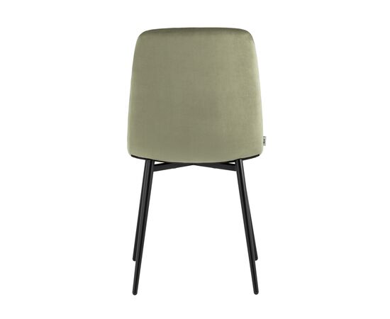 Стул Одди 455x550x840 АВ 406Н-Кол-08 (AV 406N-Col-08) пыльно-оливковый, Основной цвет: пыльно-оливковый, Ширина: 455, Материал основания: Металл, Высота: 840, Глубина: 550, Материал: Велюр, Каркас: Металл, Вес: 5, Цвет опоры: Черный, Материал сиденья: Велюр, Цвет сиденья: пыльно-оливковый, Артикул: АВ 406Н-Кол-08 (AV 406N-Col-08), изображение 3post-test