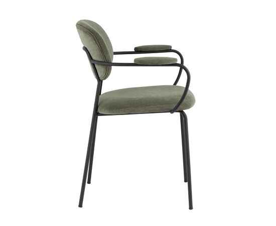 Стул Кэрол 610x570x780 ФДК9124 ОТЕ-МОД313 (FDC9124 OTE-MOD313) хаки, черные ножки, Основной цвет: хаки, черные ножки, Ширина: 610, Материал основания: Металл, Высота: 780, Глубина: 570, Материал: Букле, Каркас: Металл, Вес: 6,5, Цвет опоры: Черный, Материал сиденья: букле, Цвет сиденья: хаки, Артикул: ФДК9124 ОТЕ-МОД313 (FDC9124 OTE-MOD313), изображение 2post-test