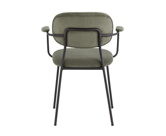 Стул Кэрол 610x570x780 ФДК9124 ОТЕ-МОД313 (FDC9124 OTE-MOD313) хаки, черные ножки, Основной цвет: хаки, черные ножки, Ширина: 610, Материал основания: Металл, Высота: 780, Глубина: 570, Материал: Букле, Каркас: Металл, Вес: 6,5, Цвет опоры: Черный, Материал сиденья: букле, Цвет сиденья: хаки, Артикул: ФДК9124 ОТЕ-МОД313 (FDC9124 OTE-MOD313), изображение 3post-test