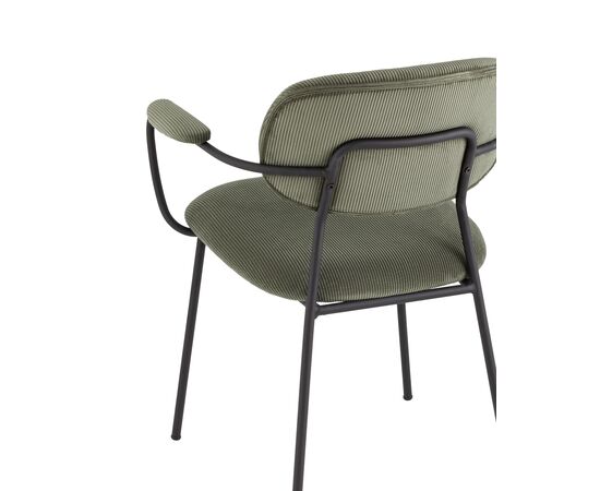 Стул Кэрол 610x570x780 ФДК9124 ОТЕ-МОД313 (FDC9124 OTE-MOD313) хаки, черные ножки, Основной цвет: хаки, черные ножки, Ширина: 610, Материал основания: Металл, Высота: 780, Глубина: 570, Материал: Букле, Каркас: Металл, Вес: 6,5, Цвет опоры: Черный, Материал сиденья: букле, Цвет сиденья: хаки, Артикул: ФДК9124 ОТЕ-МОД313 (FDC9124 OTE-MOD313), изображение 5post-test
