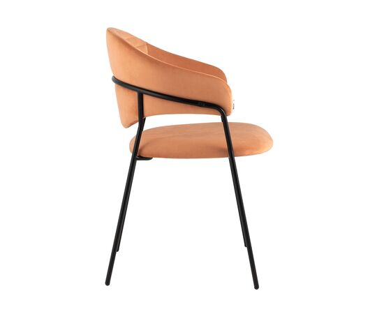 Стул Алексис 600x560x820 АВ 445-Км-08 (AV 445-Cm-08) Оранжевый, Основной цвет: Оранжевый, Ширина: 600, Материал основания: Металл, Высота: 820, Глубина: 560, Материал: Велюр, Каркас: Металл, Вес: 6,9, Цвет опоры: Черный, Материал сиденья: Велюр, Цвет сиденья: Оранжевый, Артикул: АВ 445-Км-08 (AV 445-Cm-08), изображение 2post-test