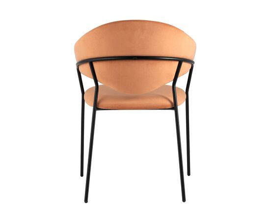 Стул Алексис 600x560x820 АВ 445-Км-08 (AV 445-Cm-08) Оранжевый, Основной цвет: Оранжевый, Ширина: 600, Материал основания: Металл, Высота: 820, Глубина: 560, Материал: Велюр, Каркас: Металл, Вес: 6,9, Цвет опоры: Черный, Материал сиденья: Велюр, Цвет сиденья: Оранжевый, Артикул: АВ 445-Км-08 (AV 445-Cm-08), изображение 3post-test