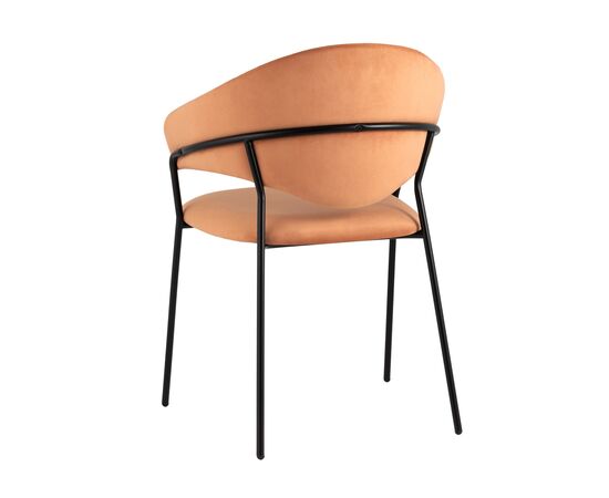 Стул Алексис 600x560x820 АВ 445-Км-08 (AV 445-Cm-08) Оранжевый, Основной цвет: Оранжевый, Ширина: 600, Материал основания: Металл, Высота: 820, Глубина: 560, Материал: Велюр, Каркас: Металл, Вес: 6,9, Цвет опоры: Черный, Материал сиденья: Велюр, Цвет сиденья: Оранжевый, Артикул: АВ 445-Км-08 (AV 445-Cm-08), изображение 4post-test