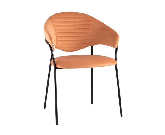 Стул Алексис 600x560x820 АВ 445-Км-08 (AV 445-Cm-08) Оранжевый, Основной цвет: Оранжевый, Ширина: 600, Материал основания: Металл, Высота: 820, Глубина: 560, Материал: Велюр, Каркас: Металл, Вес: 6,9, Цвет опоры: Черный, Материал сиденья: Велюр, Цвет сиденья: Оранжевый, Артикул: АВ 445-Км-08 (AV 445-Cm-08), изображение 7post-test