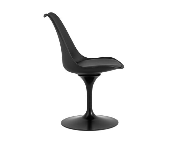 Стул Тюлип (Tulip) 480x430x800 Й1585 блак (Y1585 black) Чёрный, Основной цвет: Чёрный, Ширина: 480, Материал основания: Металл, Высота: 800, Глубина: 430, Материал: Пластик/экокожа, Каркас: Металл, Вес: 6,4, Цвет опоры: Черный, Цвет сиденья: Черный, Артикул: Й1585 блак (Y1585 black), изображение 2post-test
