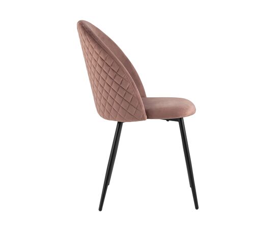 Стул Лилли (Lilly) 460x575x855 Лиллй ХЛР-44 (Lilly HLR-44) Пыльно-розовый, Основной цвет: Пыльно-розовый, Ширина: 460, Материал основания: Металл, Высота: 855, Глубина: 575, Материал: Велюр, Каркас: Металл, Вес: 4,6, Цвет опоры: Черный, Материал сиденья: Велюр, Цвет сиденья: пыльно-розовый, Артикул: Лиллй ХЛР-44 (Lilly HLR-44), изображение 2post-test