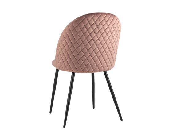Стул Лилли (Lilly) 460x575x855 Лиллй ХЛР-44 (Lilly HLR-44) Пыльно-розовый, Основной цвет: Пыльно-розовый, Ширина: 460, Материал основания: Металл, Высота: 855, Глубина: 575, Материал: Велюр, Каркас: Металл, Вес: 4,6, Цвет опоры: Черный, Материал сиденья: Велюр, Цвет сиденья: пыльно-розовый, Артикул: Лиллй ХЛР-44 (Lilly HLR-44), изображение 4post-test