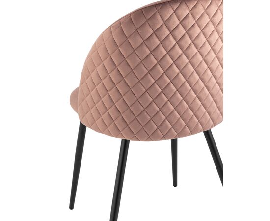 Стул Лилли (Lilly) 460x575x855 Лиллй ХЛР-44 (Lilly HLR-44) Пыльно-розовый, Основной цвет: Пыльно-розовый, Ширина: 460, Материал основания: Металл, Высота: 855, Глубина: 575, Материал: Велюр, Каркас: Металл, Вес: 4,6, Цвет опоры: Черный, Материал сиденья: Велюр, Цвет сиденья: пыльно-розовый, Артикул: Лиллй ХЛР-44 (Lilly HLR-44), изображение 5post-test