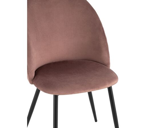 Стул Лилли (Lilly) 460x575x855 Лиллй ХЛР-44 (Lilly HLR-44) Пыльно-розовый, Основной цвет: Пыльно-розовый, Ширина: 460, Материал основания: Металл, Высота: 855, Глубина: 575, Материал: Велюр, Каркас: Металл, Вес: 4,6, Цвет опоры: Черный, Материал сиденья: Велюр, Цвет сиденья: пыльно-розовый, Артикул: Лиллй ХЛР-44 (Lilly HLR-44), изображение 6post-test