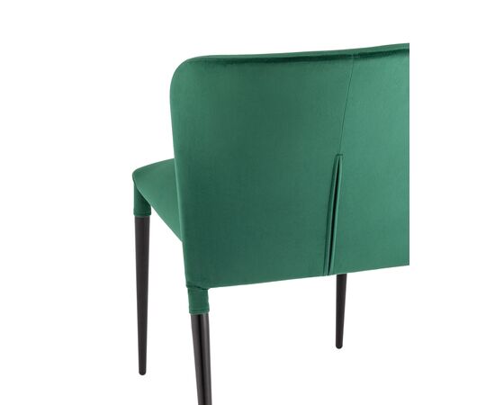 Стул Лори, stool group НФ-00030894, Основной цвет: Зеленый, Ширина: 480, Глубина: 650, Высота: 860, Материал каркаса: Металл, Материал ножек: Металл, Материал обивок: Велюр, Материал сиденья: Велюр, Сидушка цвет: зеленый, Цвет каркаса: Черный, Вес: 6,5, Артикул: vd-lori-b19, изображение 5post-test