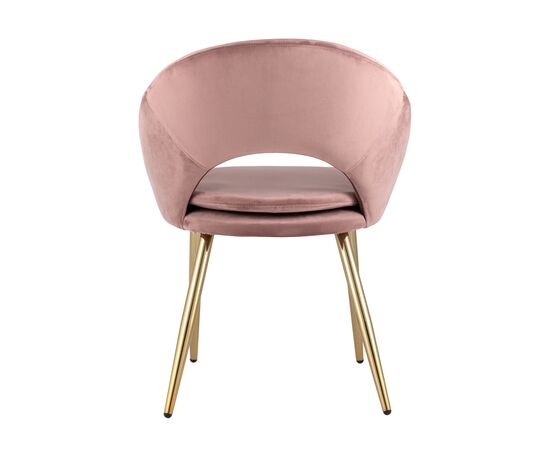 Стул Кензи 620x560x820 КЕНЗИЕ ПИНК (KENZIE PINK) Пыльно-розовый, Основной цвет: Пыльно-розовый, Ширина: 620, Материал основания: Металл, Высота: 820, Глубина: 560, Материал: Ткань, Каркас: Металл, Вес: 5,9, Цвет опоры: Золото, Материал сиденья: ткань, Цвет сиденья: пыльно-розовый, Артикул: КЕНЗИЕ ПИНК (KENZIE PINK), изображение 2post-test