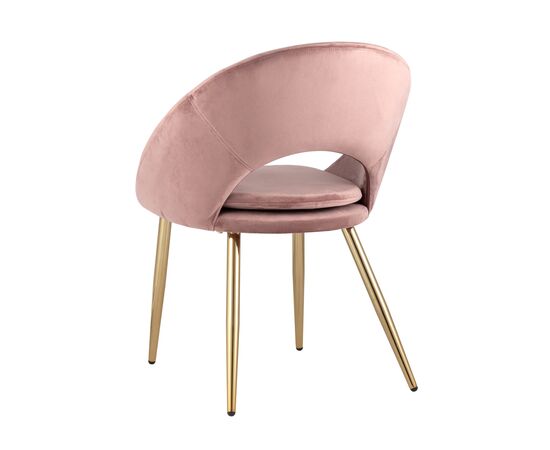 Стул Кензи 620x560x820 КЕНЗИЕ ПИНК (KENZIE PINK) Пыльно-розовый, Основной цвет: Пыльно-розовый, Ширина: 620, Материал основания: Металл, Высота: 820, Глубина: 560, Материал: Ткань, Каркас: Металл, Вес: 5,9, Цвет опоры: Золото, Материал сиденья: ткань, Цвет сиденья: пыльно-розовый, Артикул: КЕНЗИЕ ПИНК (KENZIE PINK), изображение 3post-test
