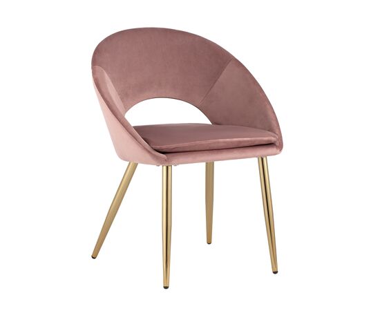 Стул Кензи 620x560x820 КЕНЗИЕ ПИНК (KENZIE PINK) Пыльно-розовый, Основной цвет: Пыльно-розовый, Ширина: 620, Материал основания: Металл, Высота: 820, Глубина: 560, Материал: Ткань, Каркас: Металл, Вес: 5,9, Цвет опоры: Золото, Материал сиденья: ткань, Цвет сиденья: пыльно-розовый, Артикул: КЕНЗИЕ ПИНК (KENZIE PINK), изображение 7post-test