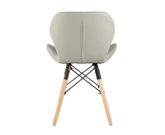 Стул Бон 480x540x710 ДК-19122601 грей (DC-19122601 grey) Серый, Основной цвет: Серый, Ширина: 480, Материал основания: Массив дерева, Высота: 710, Глубина: 540, Материал: Экокожа, Каркас: Массив дерева, Вес: 5, Цвет опоры: Коричневый, Материал сиденья: экокожа, Цвет сиденья: Серый, Артикул: ДК-19122601 грей (DC-19122601 grey), изображение 3post-test