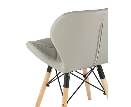 Стул Бон 480x540x710 ДК-19122601 грей (DC-19122601 grey) Серый, Основной цвет: Серый, Ширина: 480, Материал основания: Массив дерева, Высота: 710, Глубина: 540, Материал: Экокожа, Каркас: Массив дерева, Вес: 5, Цвет опоры: Коричневый, Материал сиденья: экокожа, Цвет сиденья: Серый, Артикул: ДК-19122601 грей (DC-19122601 grey), изображение 5post-test