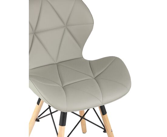 Стул Бон 480x540x710 ДК-19122601 грей (DC-19122601 grey) Серый, Основной цвет: Серый, Ширина: 480, Материал основания: Массив дерева, Высота: 710, Глубина: 540, Материал: Экокожа, Каркас: Массив дерева, Вес: 5, Цвет опоры: Коричневый, Материал сиденья: экокожа, Цвет сиденья: Серый, Артикул: ДК-19122601 грей (DC-19122601 grey), изображение 6post-test