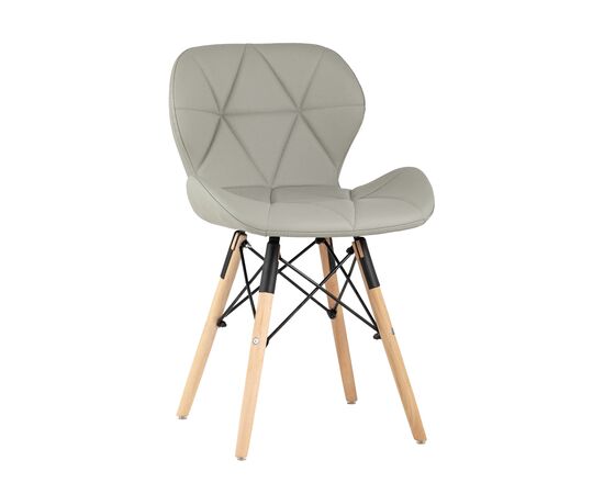 Стул Бон 480x540x710 ДК-19122601 грей (DC-19122601 grey) Серый, Основной цвет: Серый, Ширина: 480, Материал основания: Массив дерева, Высота: 710, Глубина: 540, Материал: Экокожа, Каркас: Массив дерева, Вес: 5, Цвет опоры: Коричневый, Материал сиденья: экокожа, Цвет сиденья: Серый, Артикул: ДК-19122601 грей (DC-19122601 grey), изображение 7post-test