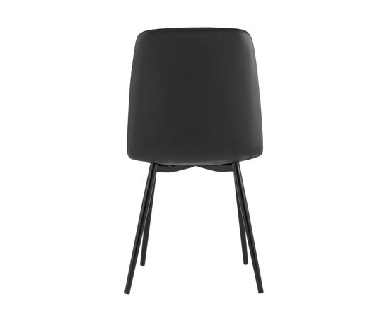 Стул Ливорно, stool group НФ-00017554, Основной цвет: Черный, Ширина: 450, Глубина: 530, Высота: 930, Материал каркаса: Металл, Материал ножек: Металл, Материал обивок: Экокожа, Материал сиденья: Экокожа, Сидушка цвет: Черный, Вес: 5,3, Артикул: fb-oliver-eco-black, изображение 5post-test