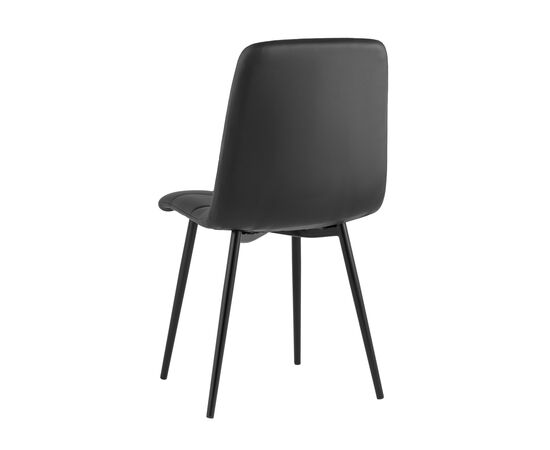 Стул Ливорно, stool group НФ-00017554, Основной цвет: Черный, Ширина: 450, Глубина: 530, Высота: 930, Материал каркаса: Металл, Материал ножек: Металл, Материал обивок: Экокожа, Материал сиденья: Экокожа, Сидушка цвет: Черный, Вес: 5,3, Артикул: fb-oliver-eco-black, изображение 6post-test