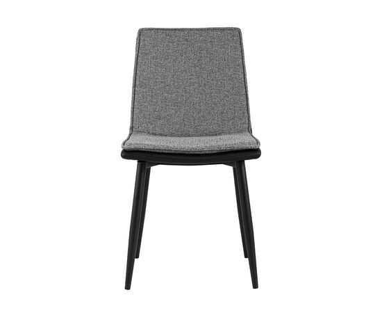 Стул Юта, stool group НФ-00030916_89B3, Основной цвет: Серый/черный, Ширина: 470, Глубина: 580, Высота: 880, Материал ножек: Металл, Материал обивок: Ткань, Материал сиденья: Ткань, Сидушка цвет: Белый, Цвет каркаса: Черный, Вес: 6,2, Артикул: DC-1700 CD1824-12post-test