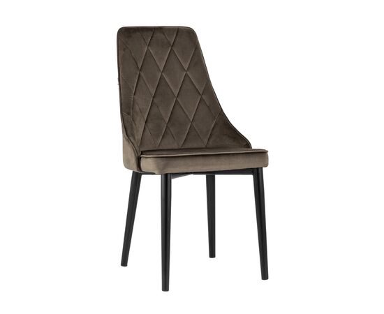 Стул Версаль 480x570x935 АВ 425-Х71-08 (AV 425-H71-08) КАПУЧИНО, Основной цвет: КАПУЧИНО, Ширина: 480, Материал основания: Металл, Высота: 935, Глубина: 570, Материал: Велюр, Каркас: Металл, Вес: 6,65, Цвет опоры: Черный, Материал сиденья: Велюр, Цвет сиденья: капучино, Артикул: АВ 425-Х71-08 (AV 425-H71-08), изображение 2post-test