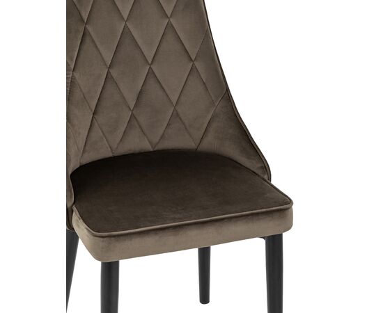 Стул Версаль 480x570x935 АВ 425-Х71-08 (AV 425-H71-08) КАПУЧИНО, Основной цвет: КАПУЧИНО, Ширина: 480, Материал основания: Металл, Высота: 935, Глубина: 570, Материал: Велюр, Каркас: Металл, Вес: 6,65, Цвет опоры: Черный, Материал сиденья: Велюр, Цвет сиденья: капучино, Артикул: АВ 425-Х71-08 (AV 425-H71-08), изображение 7post-test