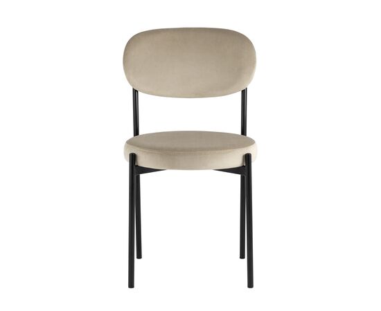 Стул Бриф NEW, stool group НФ-00030867, Основной цвет: Бежевый, Ширина: 470, Глубина: 540, Высота: 820, Материал каркаса: Металл, Материал ножек: Металл, Материал обивок: Велюр, Материал сиденья: Велюр, Сидушка цвет: Бежевый, Цвет каркаса: Черный, Вес: 6,1, Артикул: vd-brief-b5(P)post-test