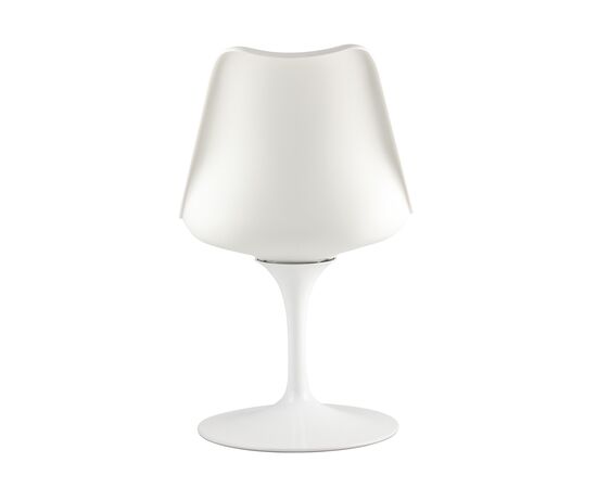 Стул Tulip, stool group НФ-00030862, Основной цвет: Белый, Ширина: 480, Глубина: 430, Высота: 800, Материал каркаса: Металл, Материал ножек: Металл, Материал обивок: Пластик/экокожа, Сидушка цвет: Белый, Цвет каркаса: Белый, Вес: 6,4, Артикул: Y1585 white, изображение 4post-test