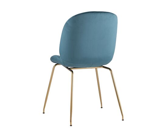 Стул Турин 545x560x870 8329 ВЕЛВЕТ БЛУЕ (8329 VELVET BLUE) Маренго, золотые ножки, Основной цвет: Маренго, золотые ножки, Ширина: 545, Материал основания: Металл, Высота: 870, Глубина: 560, Материал: Велюр, Каркас: Металл, Вес: 5,9, Цвет опоры: Золото, Материал сиденья: Велюр, Цвет сиденья: маренго, Артикул: 8329 ВЕЛВЕТ БЛУЕ (8329 VELVET BLUE), изображение 4post-test