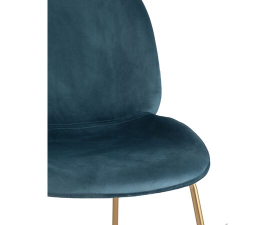Стул Турин 545x560x870 8329 ВЕЛВЕТ БЛУЕ (8329 VELVET BLUE) Маренго, золотые ножки, Основной цвет: Маренго, золотые ножки, Ширина: 545, Материал основания: Металл, Высота: 870, Глубина: 560, Материал: Велюр, Каркас: Металл, Вес: 5,9, Цвет опоры: Золото, Материал сиденья: Велюр, Цвет сиденья: маренго, Артикул: 8329 ВЕЛВЕТ БЛУЕ (8329 VELVET BLUE), изображение 5post-test